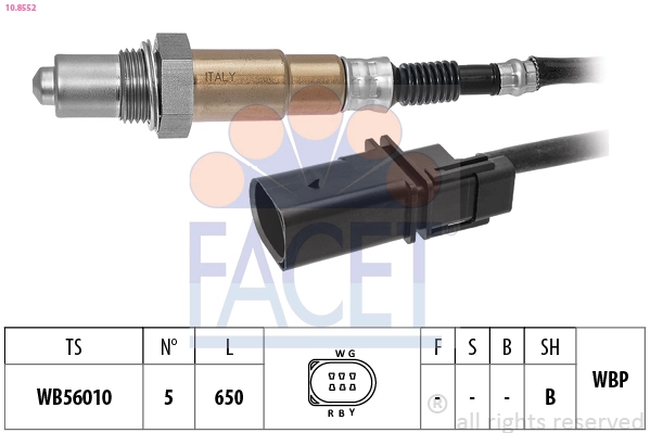 FACET lambdaszonda - 10.8552 - TothCarparts
