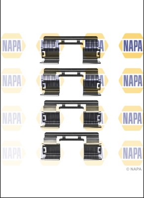 NAPA tartozékkészlet, tárcsafékbetét - NFK1185 - TothCarparts