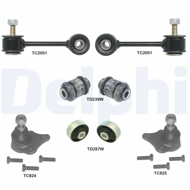 DELPHI javítókészlet, keresztlengőkar - TC1970KIT-11B1 - TothCarparts