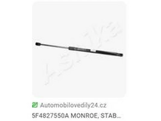 ZPY gázrugó, csomag-/poggyásztér - 5F4 827 550 A - TothCarparts