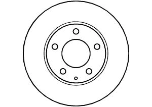 ABTEX féktárcsa - BD1070V - TothCarparts