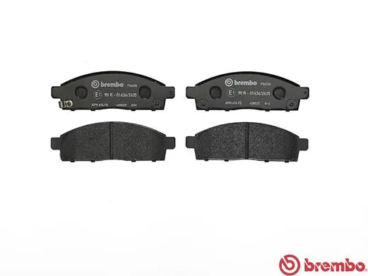 A.B.S. fékbetétkészlet, tárcsafék - P 54 038 - TothCarparts