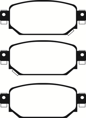 ABTEX fékbetétkészlet, tárcsafék - PLU2397 - TothCarparts
