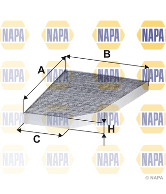 NAPA szűrő, utastér levegő - NFC4321 - TothCarparts