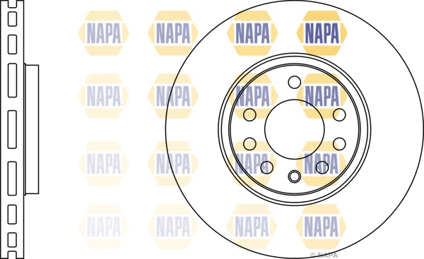 NAPA féktárcsa - NBD5606 - TothCarparts