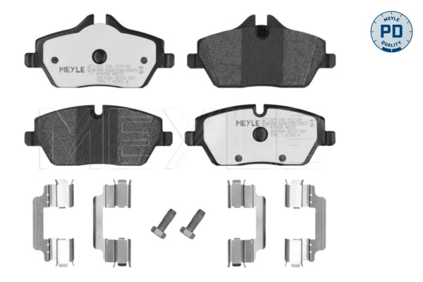 MEYLE fékbetétkészlet, tárcsafék - 025 239 1517/PD - TothCarparts