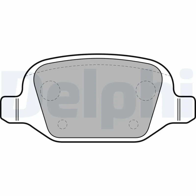 DELPHI fékbetétkészlet, tárcsafék - LP1685-18B1 - TothCarparts