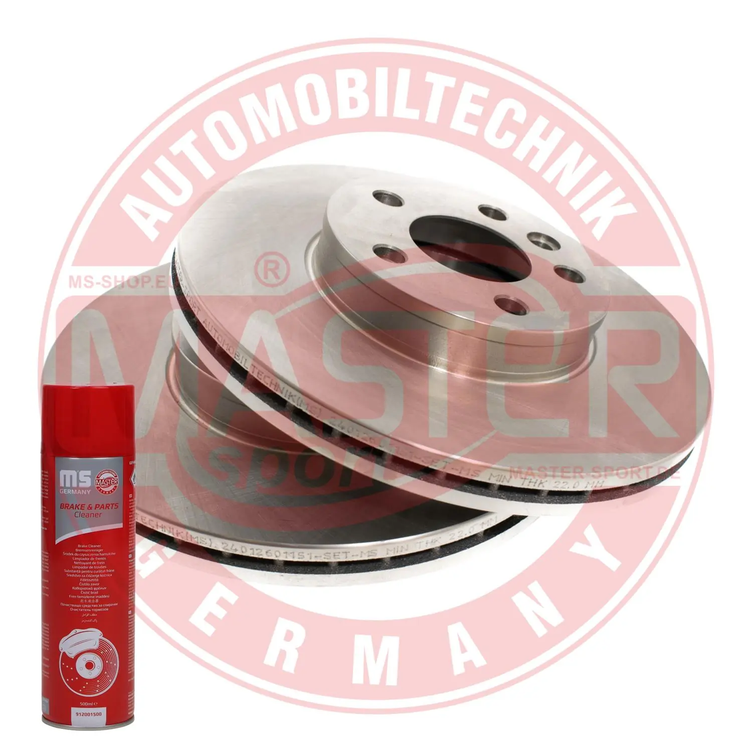 MASTER-SPORT GERMANY féktárcsa - 24012601151-SET-MSP - TothCarparts