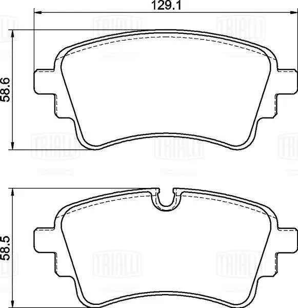 TRIALLI fékbetétkészlet, tárcsafék - PF 4475CR - TothCarparts