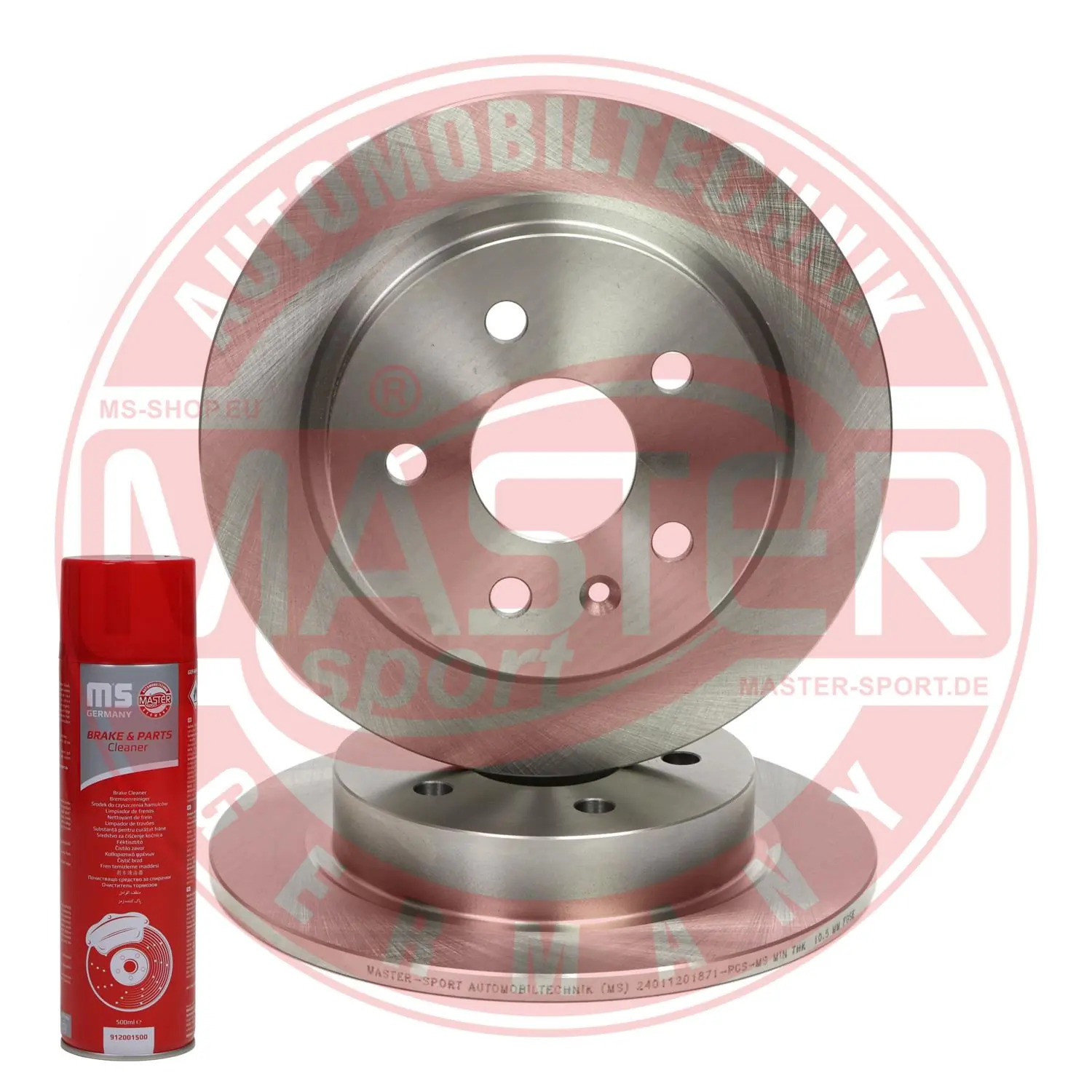 MASTER-SPORT GERMANY féktárcsa - 24011201871-SET-MSP - TothCarparts