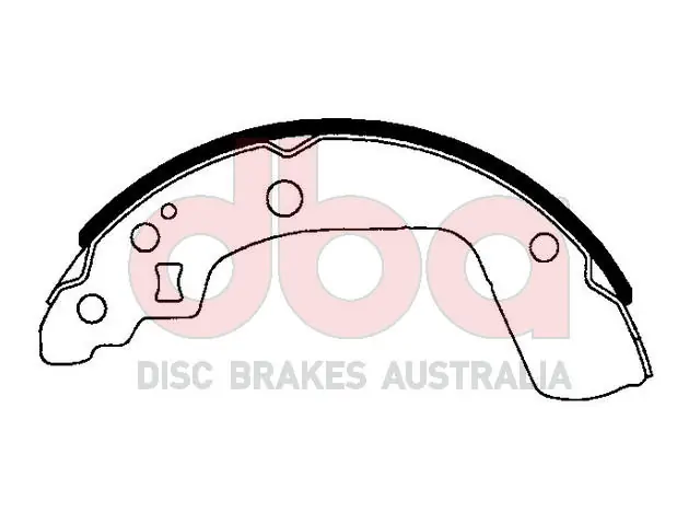 DBA Australia fékpofakészlet - DBAS1871 - TothCarparts