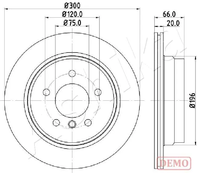 4X4 ESTANFI féktárcsa - EST-61-00-0117C - TothCarparts