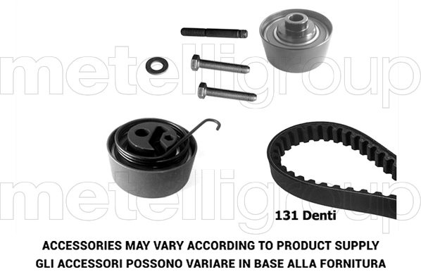 METELLI Fogasszíjkészlet - 29-0195 - TothCarparts