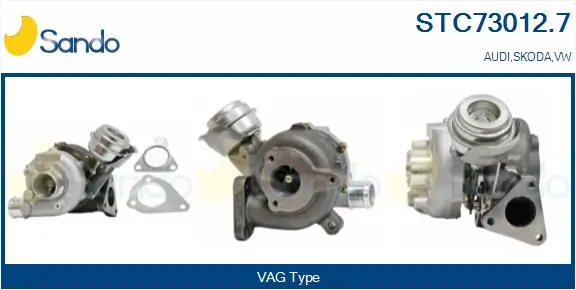 SANDO töltő, feltöltés - STC73012.7 - TothCarparts