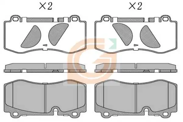 GAMA-SA fékbetétkészlet, tárcsafék - GA10110 - TothCarparts