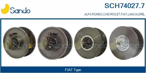 SANDO Törzscsoport, turbótöltő - SCH74027.7 - TothCarparts
