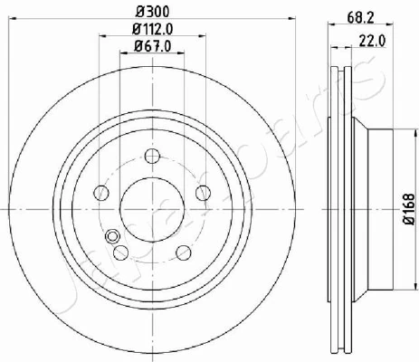 PEMEBLA féktárcsa - JAPDP-0514 - TothCarparts