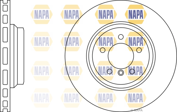 NAPA féktárcsa - NBD5149 - TothCarparts