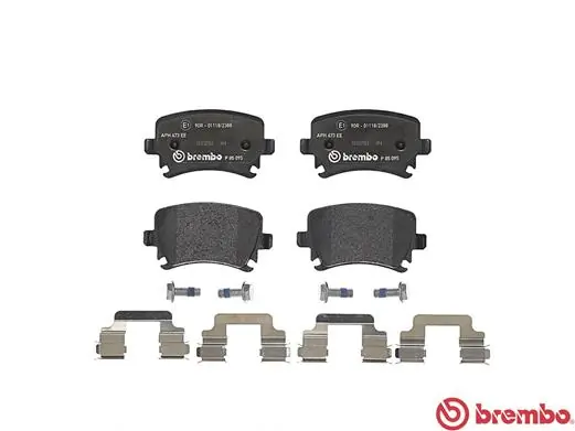 A.B.S. fékbetétkészlet, tárcsafék - P 85 095 - TothCarparts