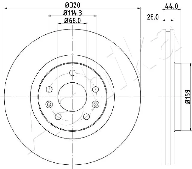 4X4 ESTANFI féktárcsa - EST-60-00-0702 - TothCarparts