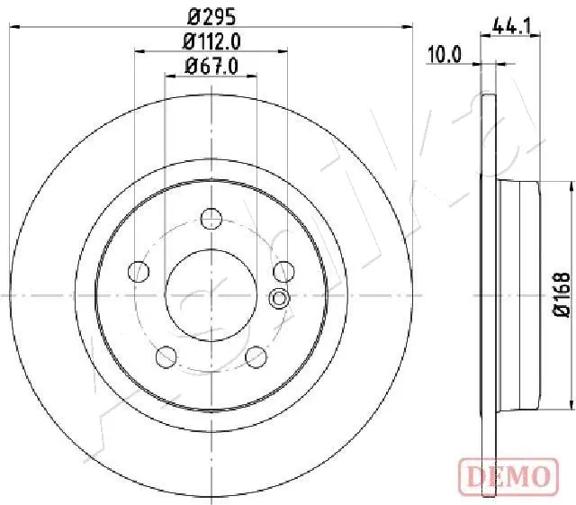 4X4 ESTANFI féktárcsa - EST-61-00-0503C - TothCarparts