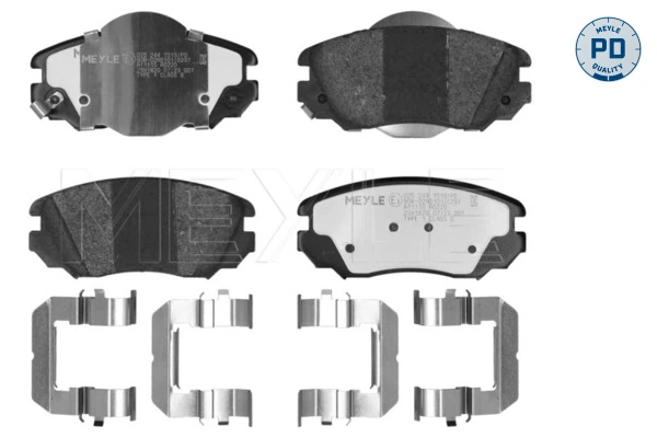 MEYLE fékbetétkészlet, tárcsafék - 025 244 1519/PD - TothCarparts