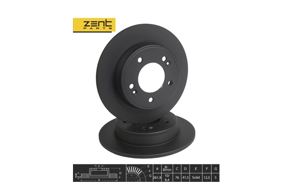 ZentParts féktárcsa - Z06271 - TothCarparts