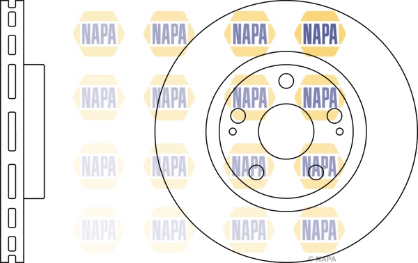 NAPA féktárcsa - NBD5441 - TothCarparts