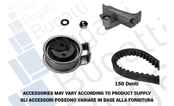 BUGATTI Fogasszíjkészlet - BKCD0683 - TothCarparts