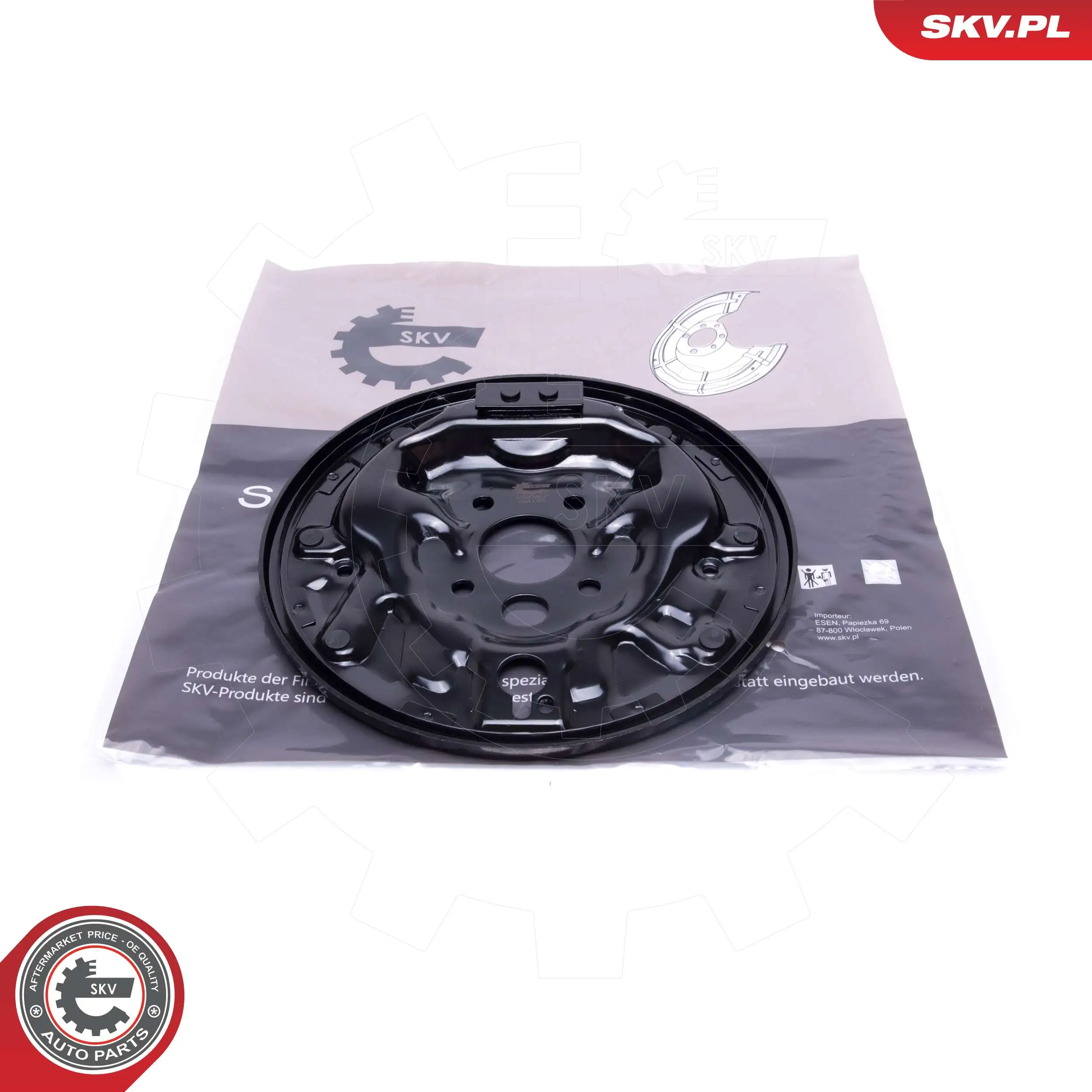 ESEN SKV terelőlemez, féktárcsa - 57SKV697 - TothCarparts