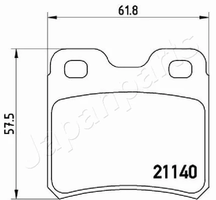 PEMEBLA fékbetétkészlet, tárcsafék - JAPPP-0401AF - TothCarparts