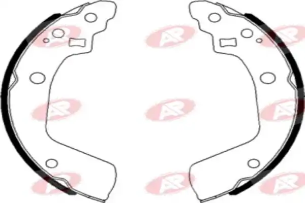 AP-SA fékpofakészlet - A1121 - TothCarparts