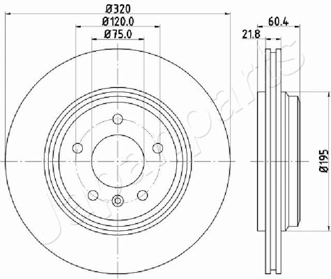 PEMEBLA féktárcsa - JAPDP-0110 - TothCarparts