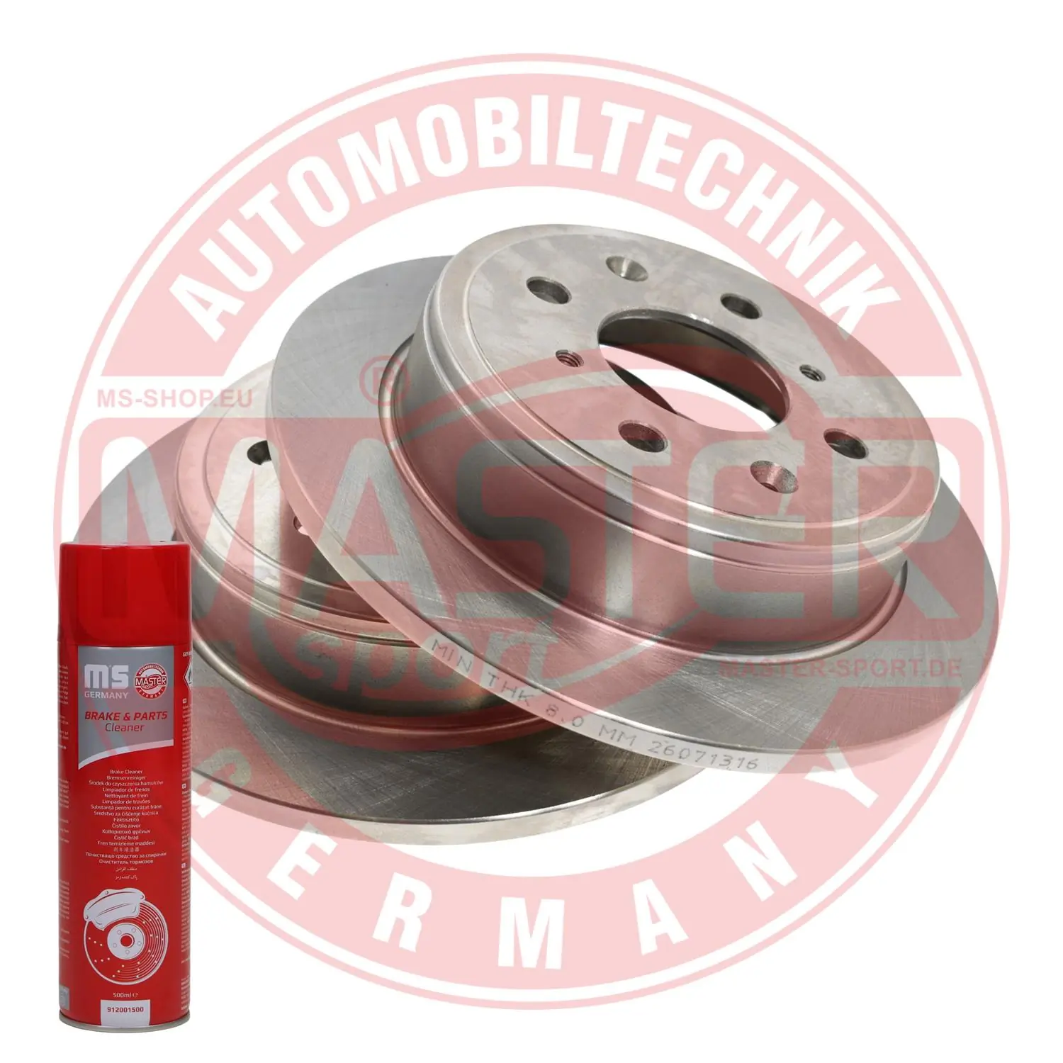 MASTER-SPORT GERMANY féktárcsa - 24011002121-SET-MSP - TothCarparts