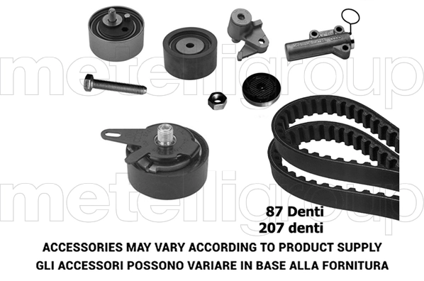 METELLI Fogasszíjkészlet - 29-0377 - TothCarparts