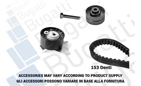 BUGATTI Fogasszíjkészlet - BKCD0772 - TothCarparts