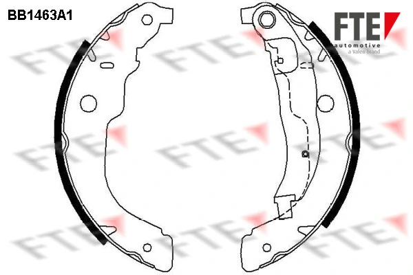 FTE fékpofakészlet - 9100181 - TothCarparts