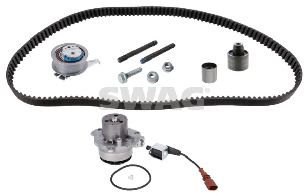SWAG Vízpumpa + fogasszíj készlet - 33 11 0491 - TothCarparts