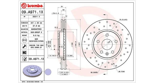 MAGNETI MARELLI féktárcsa - 360406176402 - TothCarparts