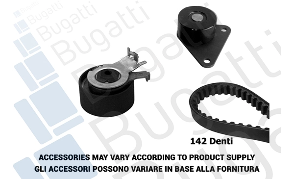 BUGATTI Fogasszíjkészlet - BKCD0671 - TothCarparts