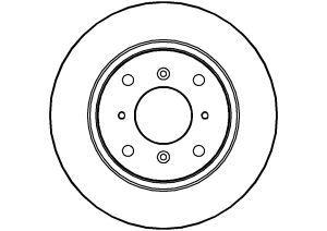 ABTEX féktárcsa - BD1336V - TothCarparts