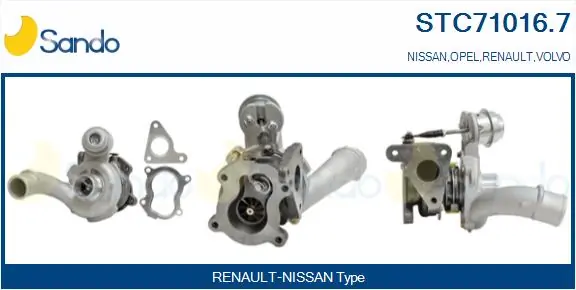 SANDO töltő, feltöltés - STC71016.7 - TothCarparts