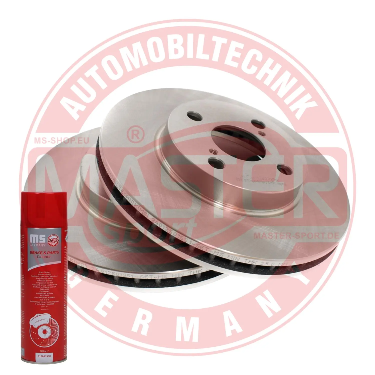 MASTER-SPORT GERMANY féktárcsa - 24012501551-SET-MSP - TothCarparts