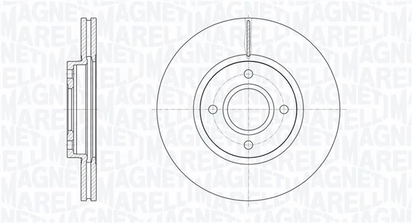 MAGNETI MARELLI féktárcsa - 361302040785 - TothCarparts
