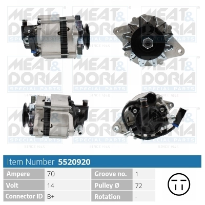 MEAT & DORIA generátor - 5520920 - TothCarparts
