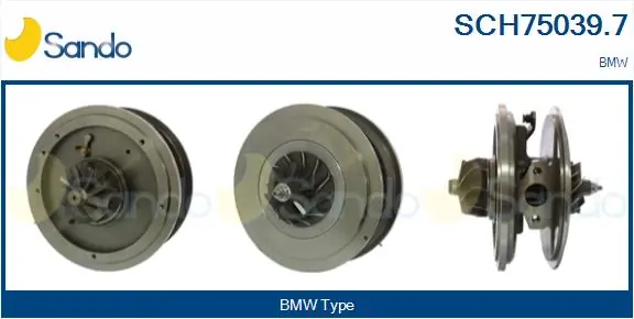 SANDO Törzscsoport, turbótöltő - SCH75039.7 - TothCarparts