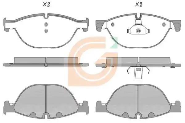 GAMA-SA fékbetétkészlet, tárcsafék - GA10159 - TothCarparts
