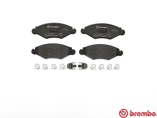 A.B.S. fékbetétkészlet, tárcsafék - P 61 063 - TothCarparts