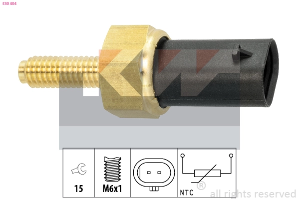 KW érzékelő, hűtőfolyadék-hőmérséklet - 530 404 - TothCarparts