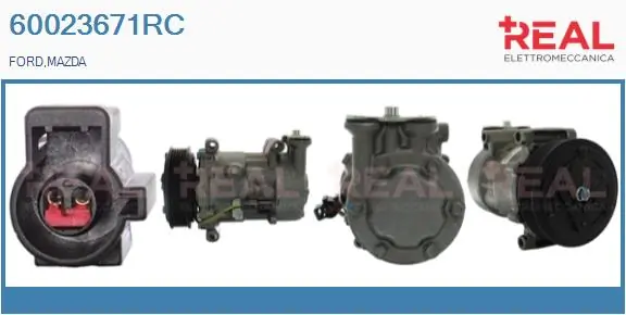 REAL kompresszor, klíma - 60023671RC - TothCarparts